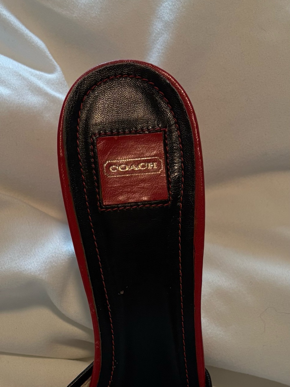 Red Coach Kitten Heel - Picture 2 of 5